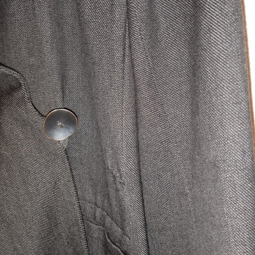Dark grey wrap coat, 45% wool 55% vicuña, size M