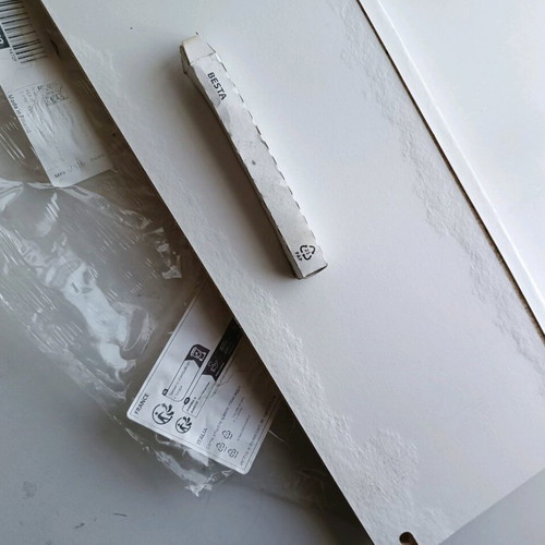 IKEA BESTÅ shelf 56x16 white used with damage