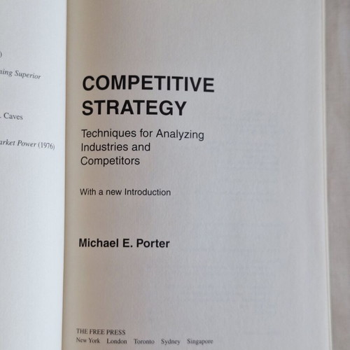 Michael Porter Business book set: Competitive Strategy & On Competition
