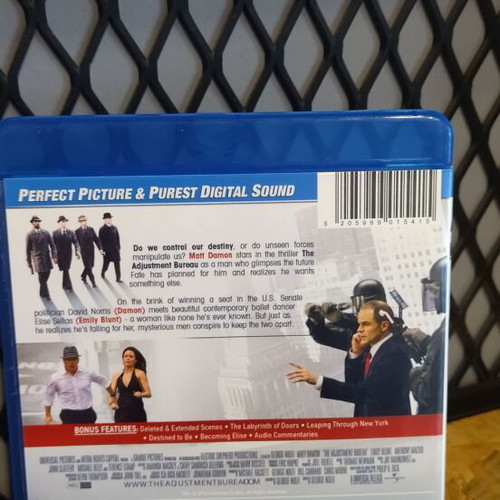The Adjustment Bureau Blu-Ray like new, science fiction with subtitles