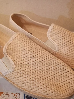 Carina espadrilles size 46, beige, breathable