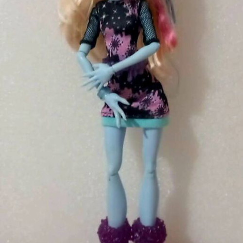 Monster High Abbey Bominable Coffin Bean doll used Mattel 2014