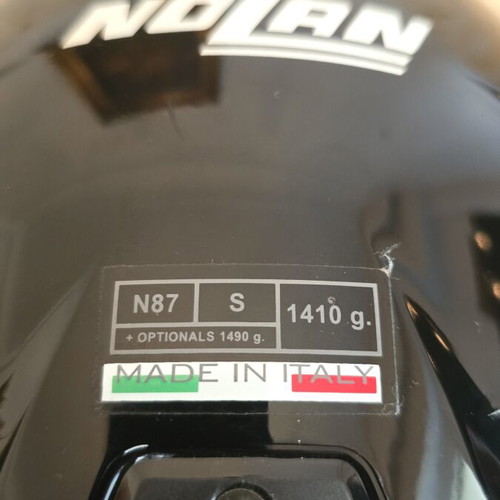 Nolan N87 motorcycle helmet Small black/fuchsia like new