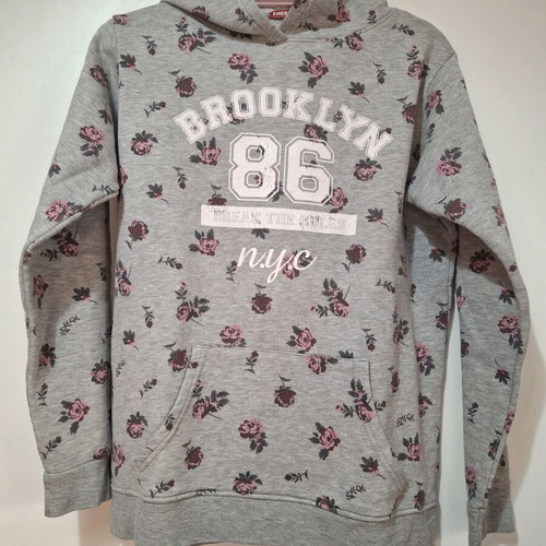 Children's grey hoodie like new, size 176 cm