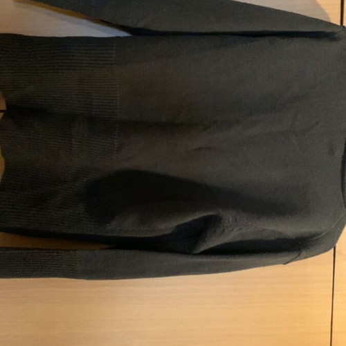 Brown cardigan like new with front ribbon, long sleeves