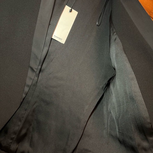 Mango jacket new with satin details, size L
