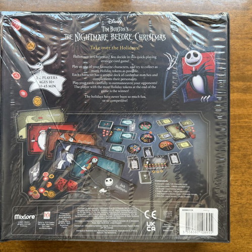 The Nightmare Before Christmas Board Game new, sealed, English