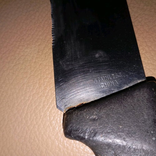 Large vintage kitchen knife like new