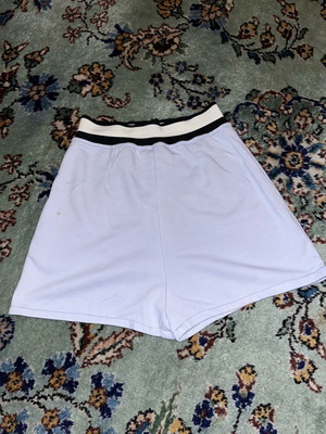 Shorts used, 100% cotton, sizes S/M, pink and purple