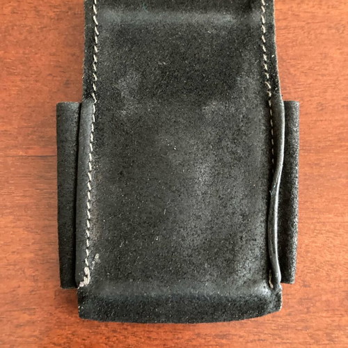 Black Suede Cigarette Case Like New