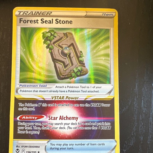 forest seal stone pokemon card value Forest Seal Stone Holo 156 Pokémon card… - € 9,50