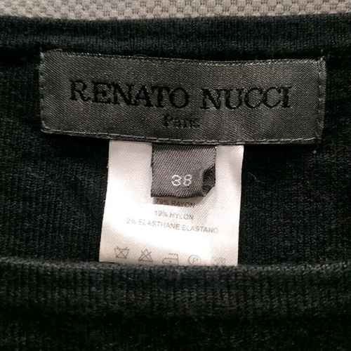 Renato Nicci black dress like new, knitted winter size 38