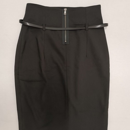 Liu Jo black pencil skirt size S new with belt