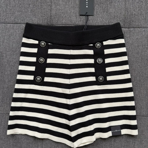 John Richmond women's shorts new, size M, black and white