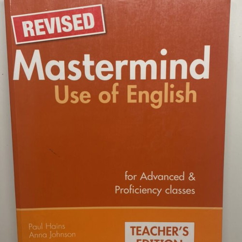 Mastermind Use of English used student book, vocabulary, teacher book