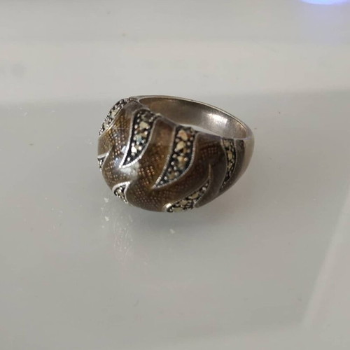 Silver ring 925 like new, size 17-18