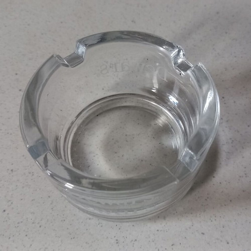 Glass ashtray Dewar's new