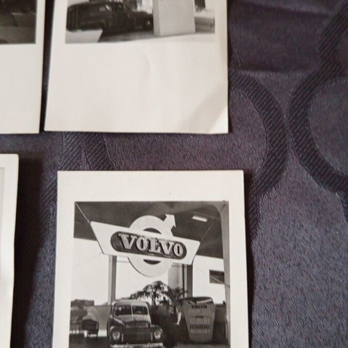 Volvo vintage photos set of 7 used