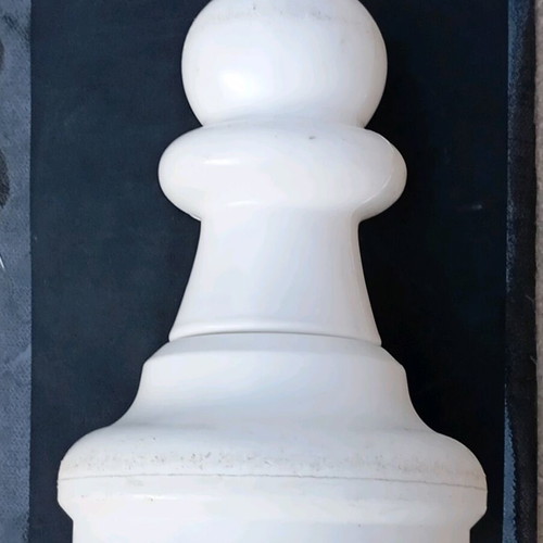 Chess pawns used, 2 large plastic pieces