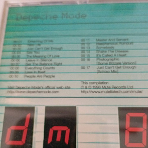 Depeche Mode The Singles 1981-85 CD like new