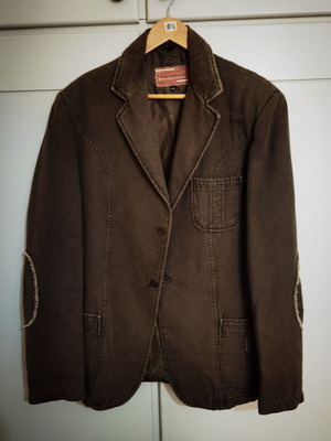Manager men's jacket brown like new, XXL