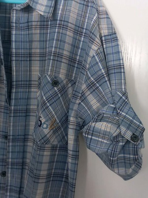 Πουκάμισο για αγόρι μέγεθος 134-140 σαν καινούριο, γκρι και μπλε