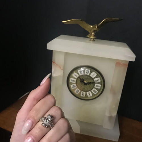 18k ring with pearl handmade from gold