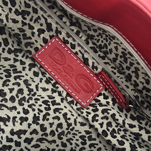 Vintage XX Anniversary Dolce & Gabbana red leather bag from 2000s
