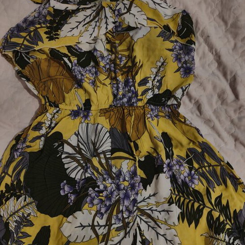 Sweet Miss viscose dress used, multicolor with floral patterns
