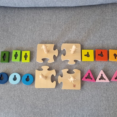 Hape wooden educational toys set of 2 like new