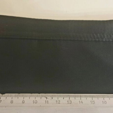 Lancome Paris toiletry bag new, black and red fabric with rose