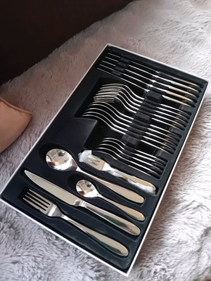 Cutlery set 30 pieces stainless steel new