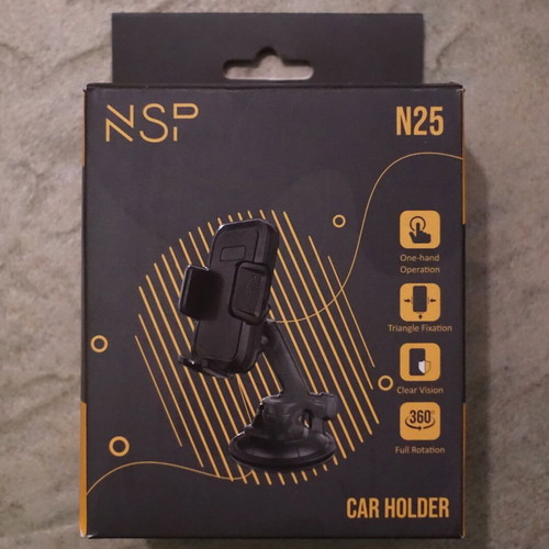 NSP N25 Universal Car Phone Holder with Large Suction Cup