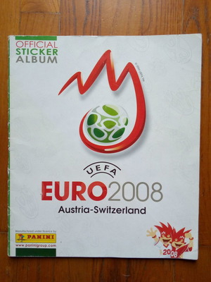 Άλμπουμ Panini Euro 2008 μεταχειρισμένο, ξένη έκδοση