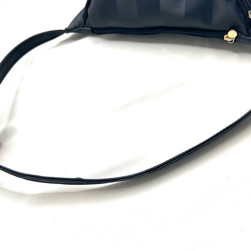 Fendi classic striped vintage belt bag used, gray