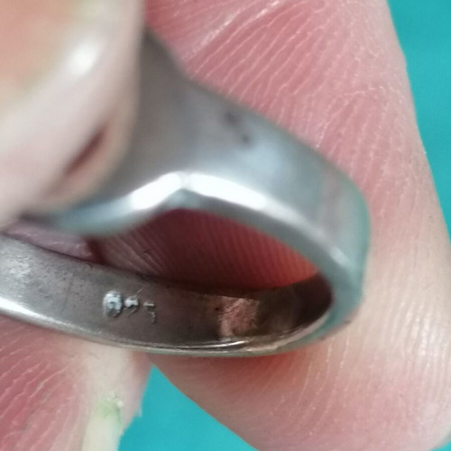 Silver 925 ring with Aries zodiac symbol new no 53 (US 6.6)