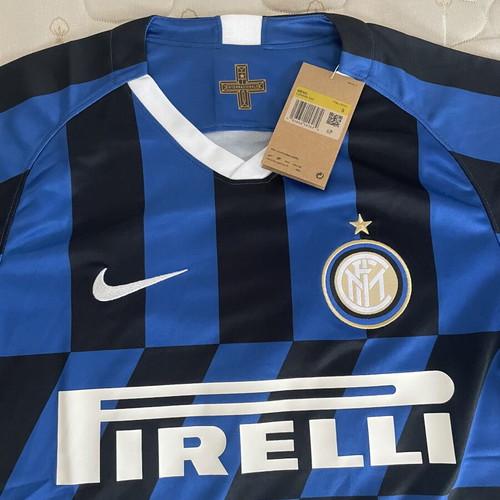 Inter Vintage Nike Jersey new, classic blue-black stripes with Pirelli