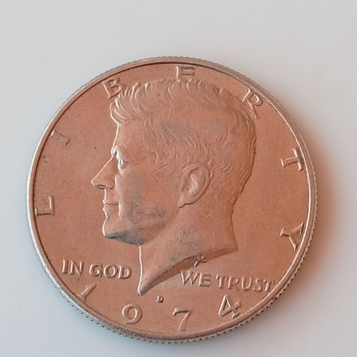 American half dollar coin 1974