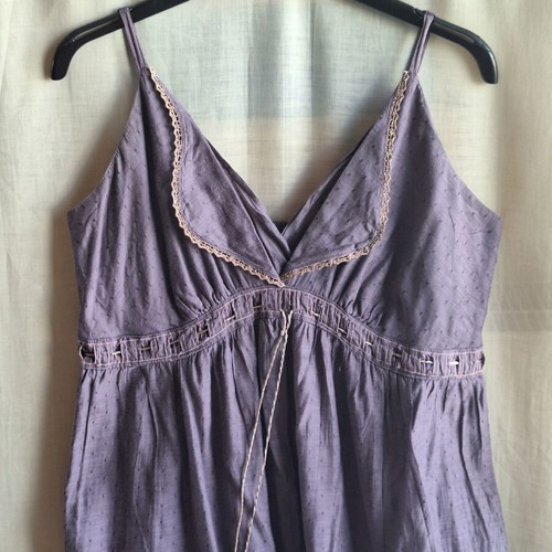 Marks & Spencer Medium Goddess Look Boho Summer Dress Maxi cotton silk blend