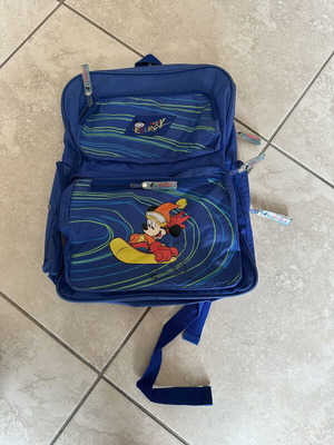 Disney Mickey Mouse Energy Kids Backpack Blue Like New