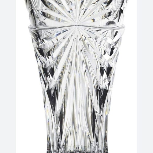 RCR Italian Crystalleria crystal large vase
