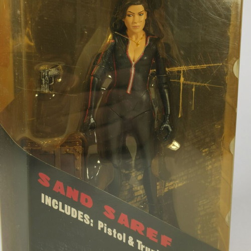 Mezco The Spirit Sand Saref action figure used, 2009, sealed
