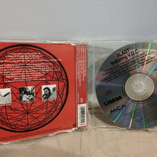 Blast Featuring VDC Princes Of The Night CD single used, electronic