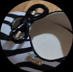 Gucci leather high-heeled pumps, size 39, white and black