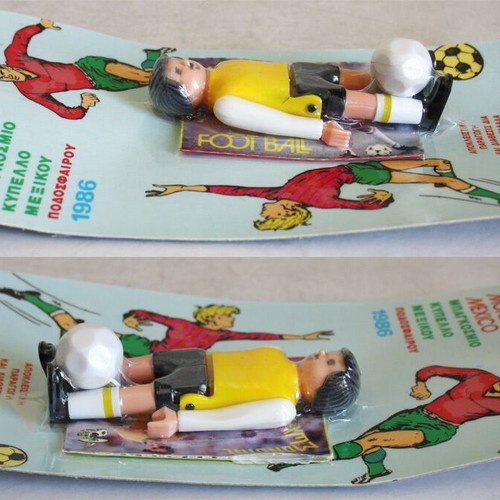Mondial Mexico 86 Airgam Boys AEK figure new with Olympiada sticker pack