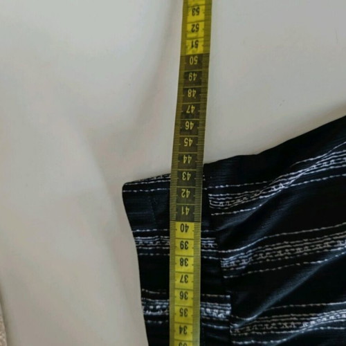 Gladys striped shorts like new, black and white, XL size