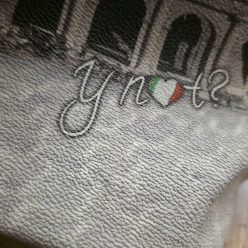 Y Not? Milano London Print Tote Shopper Bag new