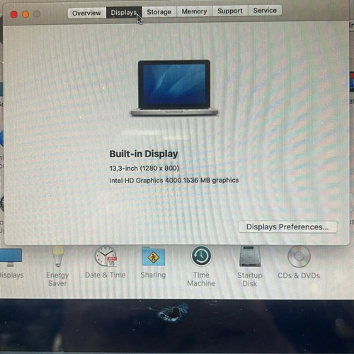 Apple MacBook Pro mid 2012 used, i5 2.5GHz, 4GB RAM, 500GB storage