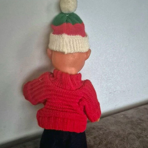 Popeye doll from 1950, used, hard plastic
