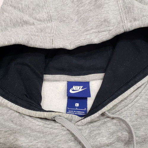 Nike 861768 NSW Track Fleece men's sweatshirt like new, size L, gray